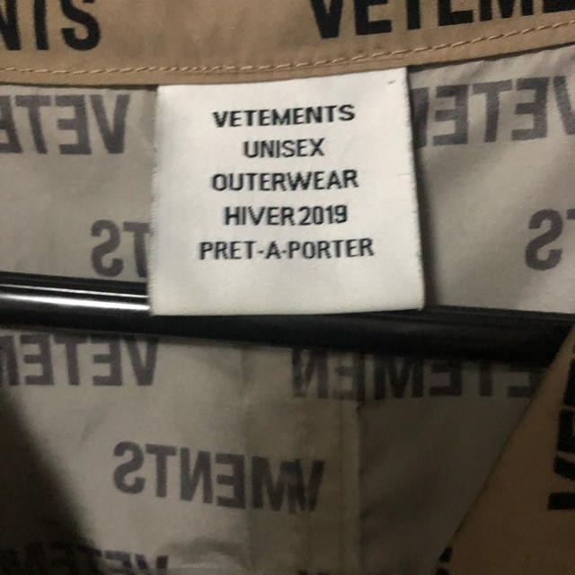 Balenciaga(バレンシアガ)のvetements 2019aw レインコート メンズのファッション小物(レインコート)の商品写真