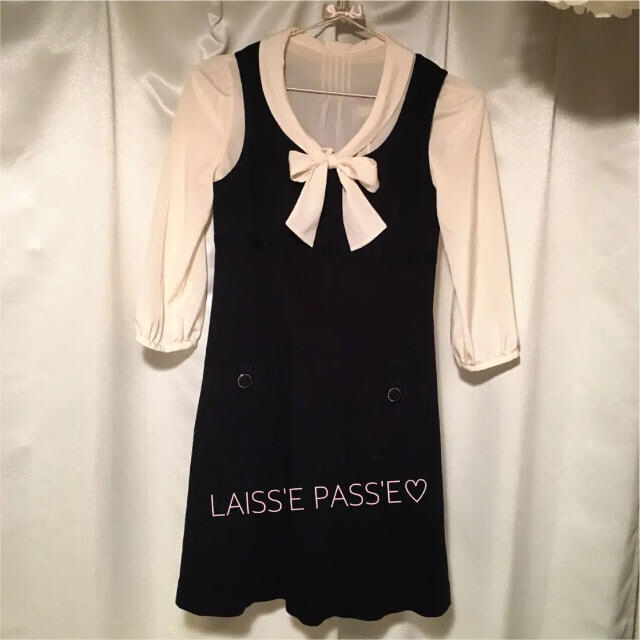 LAISSE PASSE(レッセパッセ)のレッセパッセ ワンピース レディースのワンピース(ひざ丈ワンピース)の商品写真