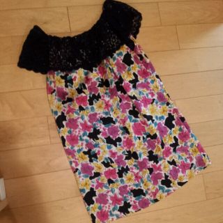 ジルスチュアート(JILLSTUART)のJILL★花柄ワンピ♪(ミニワンピース)