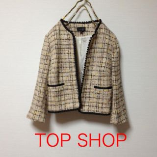 トップショップ(TOPSHOP)のTOPSHOPのジャケット(ノーカラージャケット)