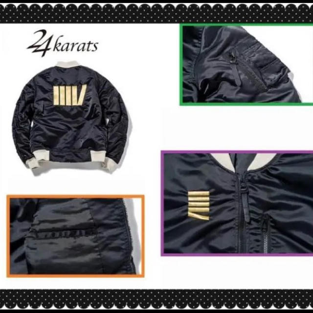 新品★24karats★MA-1★サイズXL