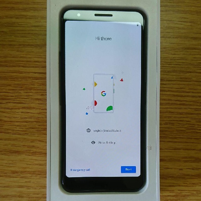 北米版 Google Pixel 3a / Just Black スマホ/家電/カメラのスマートフォン/携帯電話(スマートフォン本体)の商品写真