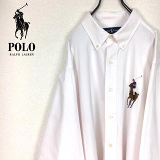 ポロラルフローレン(POLO RALPH LAUREN)の古着 ポロ ラルフローレン BDシャツ ビッグポニー刺繍 XLサイズ(シャツ)
