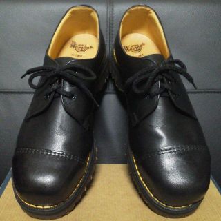 ドクターマーチン(Dr.Martens)の【専用】Dr.Martens 英国製 厚底 3ホール UK8 黒 スチールトゥ(ブーツ)