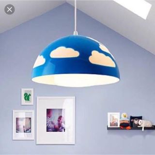 イケア(IKEA)の【送料込】IKEAイケア 天井照明 LEDライト 空 雲 カバー こども部屋(天井照明)