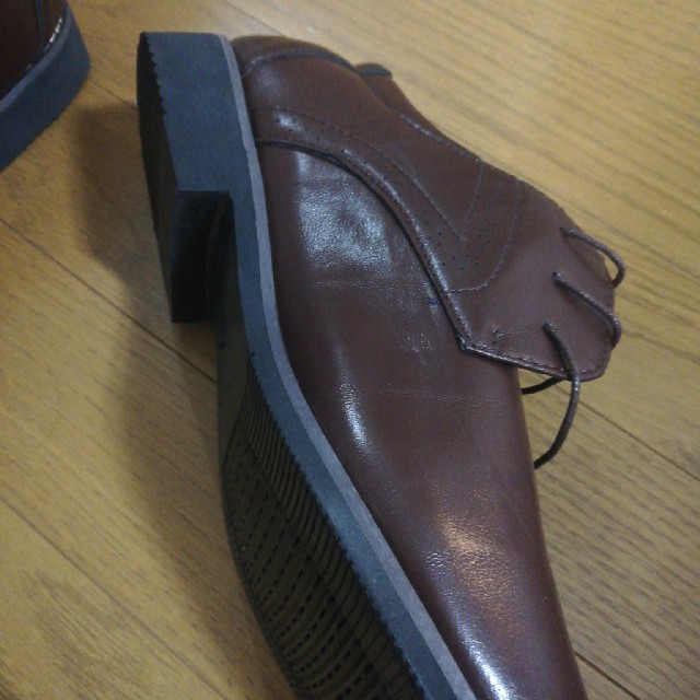 メンズ　革靴 44 26cm ブラウン メンズの靴/シューズ(ドレス/ビジネス)の商品写真