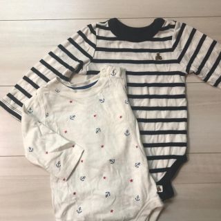 ベビーギャップ(babyGAP)のbaby GAP ロンパース 70 2枚セット(ロンパース)