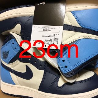 ナイキ(NIKE)の新品 23 air jordan 1 obsidian(スニーカー)