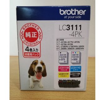 ブラザー(brother)のブラザー純正 インクカートリッジ LC3111 4色セット(オフィス用品一般)