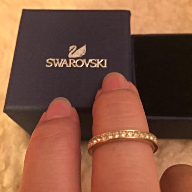 SWAROVSKI(スワロフスキー)のswarovskiリング11美品 レディースのアクセサリー(リング(指輪))の商品写真