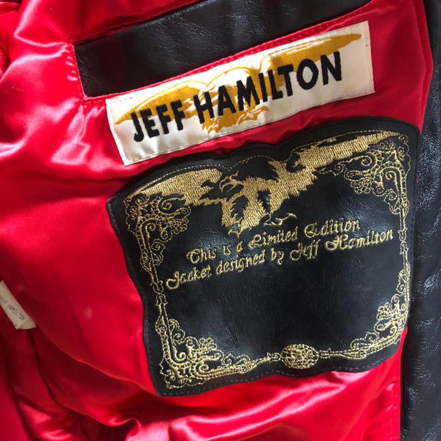 ジェフハミルトン デザイン レザージャケット メンズのジャケット/アウター(レザージャケット)の商品写真