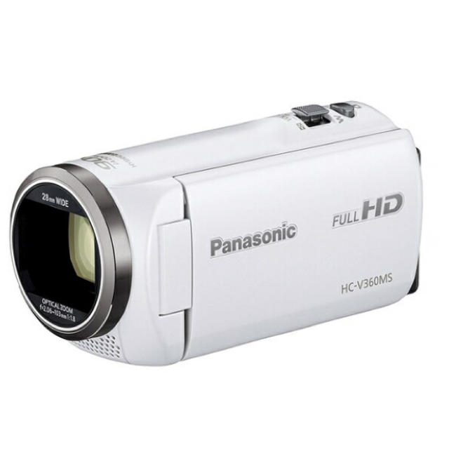 Panasonic HDビデオカメラ V360MS  HC-V360MS-W内蔵メモリー使用時