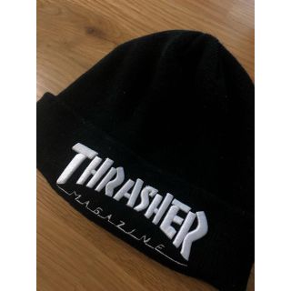 スラッシャー(THRASHER)のニット帽 スラッシャー 黒(ニット帽/ビーニー)