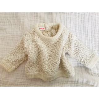 ザラキッズ(ZARA KIDS)の週末お値下げ！zara baby ニット プルオーバー 70(ニット/セーター)