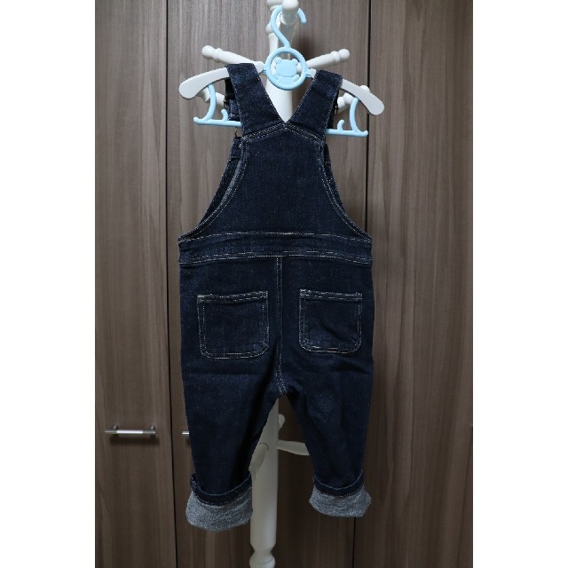 petit main(プティマイン)のpetit main デニムオーバーオール　90 キッズ/ベビー/マタニティのキッズ服男の子用(90cm~)(パンツ/スパッツ)の商品写真