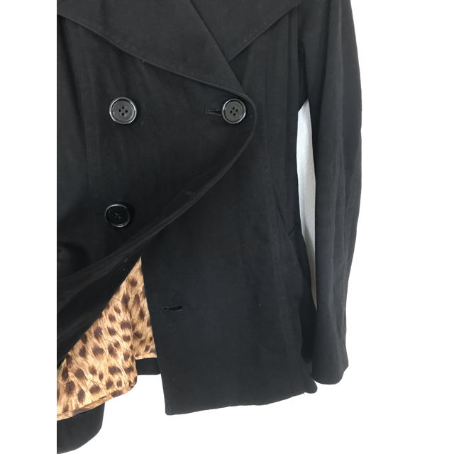 CECIL McBEE(セシルマクビー)のセシルマクビー ピーコート 黒 レディースのジャケット/アウター(ピーコート)の商品写真