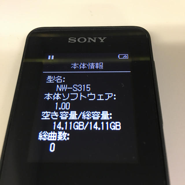 SONY ウォークマン NW-S315【16GB】 2