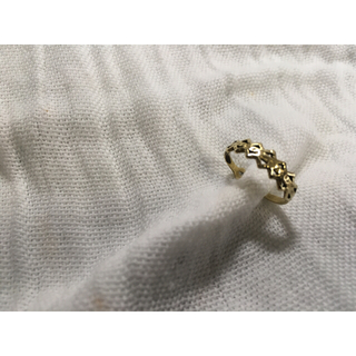 チビジュエルズ(Chibi Jewels)のChibi Jewels ダイアモンドカット 真鍮 C型(リング(指輪))