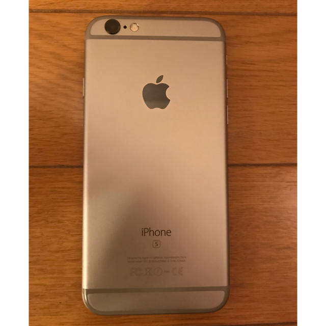 Apple(アップル)のiPhone 6s Space Gray 128 GB au ジャンク スマホ/家電/カメラのスマートフォン/携帯電話(スマートフォン本体)の商品写真