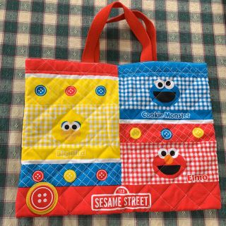 セサミストリート(SESAME STREET)の★値下げ★ セサミストリート  レッスンバッグ 新品未使用品(レッスンバッグ)