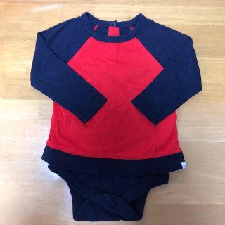 ベビーギャップ(babyGAP)のbaby GAP 長袖ロンパース(Tシャツ/カットソー)