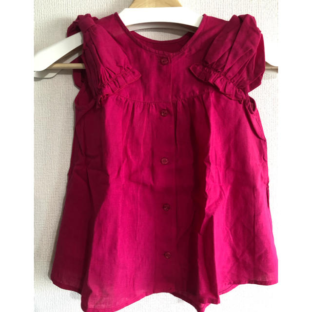 Seraph(セラフ)のnanairo様専用  Seraph  130  ノースリーブブラウス  新品 キッズ/ベビー/マタニティのキッズ服女の子用(90cm~)(ブラウス)の商品写真