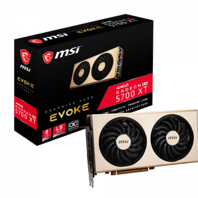 MSI RADEON 5700 XT EVOKE OCスマホ/家電/カメラ