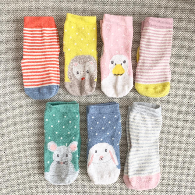 Boden(ボーデン)のBaby Boden ボーデン 靴下7足セット 18-24m キッズ/ベビー/マタニティのこども用ファッション小物(靴下/タイツ)の商品写真