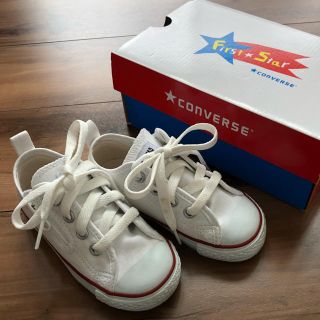 コンバース(CONVERSE)のコンバース オールスター★スニーカー★オプティカルホワイト★15cm★キッズ (スニーカー)