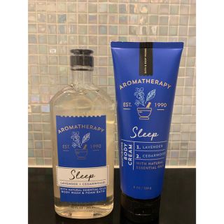 バスアンドボディーワークス(Bath & Body Works)のBath & Body Works アロマテラピー sleep セット(ボディソープ/石鹸)