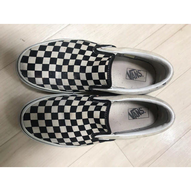 VANS(ヴァンズ)のvans チェッカースリッポン 28.5cm メンズの靴/シューズ(スニーカー)の商品写真