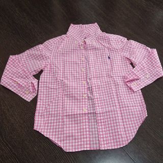 ラルフローレン(Ralph Lauren)のRALPH LAUREN ピンクチェックシャツ② 140cm(ブラウス)