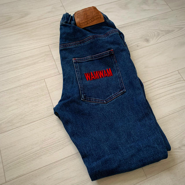 WAMWAM(ワムワム)のWAMWAM Gパン デニム 140 美品 キッズ/ベビー/マタニティのキッズ服男の子用(90cm~)(パンツ/スパッツ)の商品写真