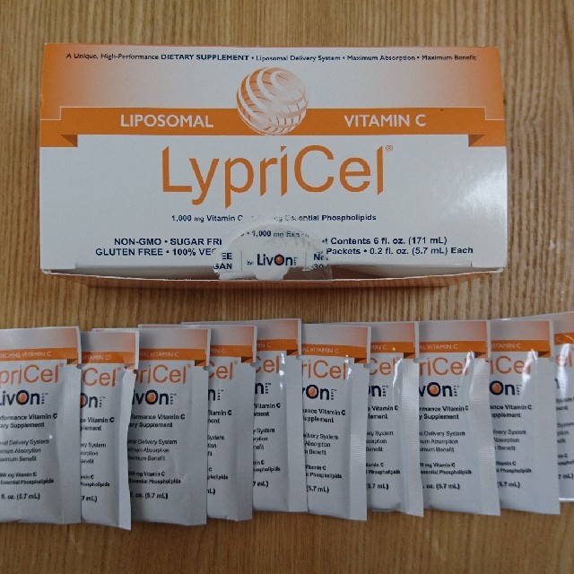 LypriCel 10包 食品/飲料/酒の健康食品(ビタミン)の商品写真