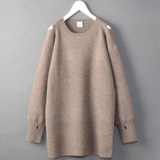 ビューティアンドユースユナイテッドアローズ(BEAUTY&YOUTH UNITED ARROWS)の6(ROKU) SHOULDER 2HOLE KNIT(ニット/セーター)