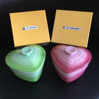 ルクルーゼ(LE CREUSET)のル・クルーゼ　ラムカン・ダムール（フタ付き）2個セット(食器)