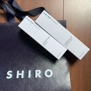 シロ(shiro)の【セット販売】SHIRO キンモクセイ オードパルファン ヘアオイル【2本】(香水(女性用))