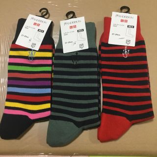 ユニクロ(UNIQLO)のソックス3足組27センチから29センチJW Anderson(ソックス)