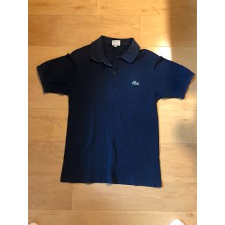 ラコステ(LACOSTE)のlacoste ポロシャツ 紺(ポロシャツ)