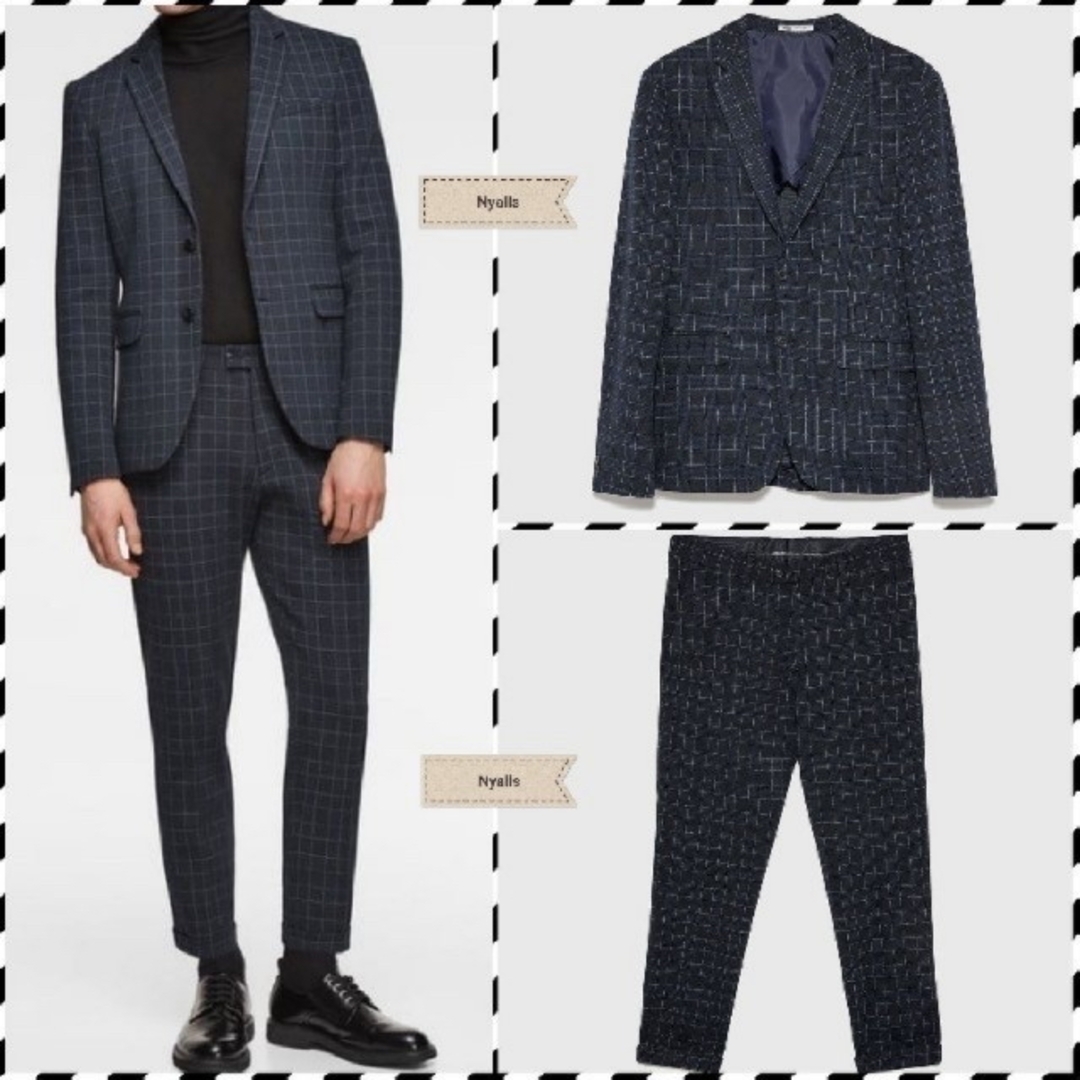 ZARA - ZARA MAN☆新品タグ付☆チェック柄☆セットアップ ZARA - ZARA MAN☆新品タグ付☆チェック柄☆セットアップ