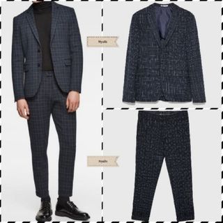ZARA - ZARA MAN☆新品タグ付☆チェック柄☆セットアップ ZARA - ZARA MAN☆新品タグ付☆チェック柄☆セットアップ