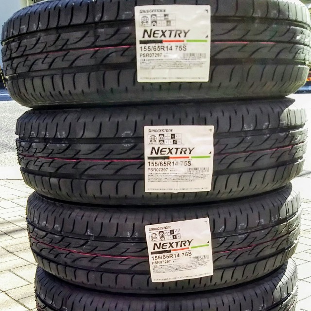 BRIDGESTONE(ブリヂストン)の155/65R14 ブリヂストン新品タイヤ4本 全国送料無料 自動車/バイクの自動車(タイヤ)の商品写真