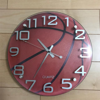 バスケットボール型時計(掛時計/柱時計)