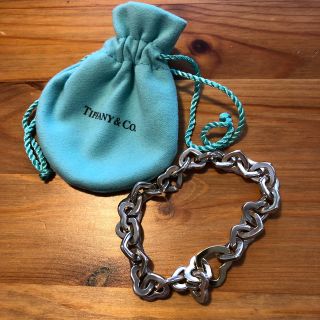 ティファニー(Tiffany & Co.)のTiffany&co. ハートブレスレット シルバー×Ｋ１８ＹG(ブレスレット/バングル)