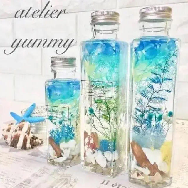 ハーバリウム オーダー 海のハーバリウム 貝 サンゴ 南国 の通販 By Atelier Yummy S Shop ラクマ