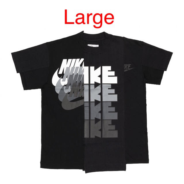 sacai(サカイ)のSacai nike CD6310-010 Large Tシャツ Tshirts レディースのトップス(Tシャツ(半袖/袖なし))の商品写真