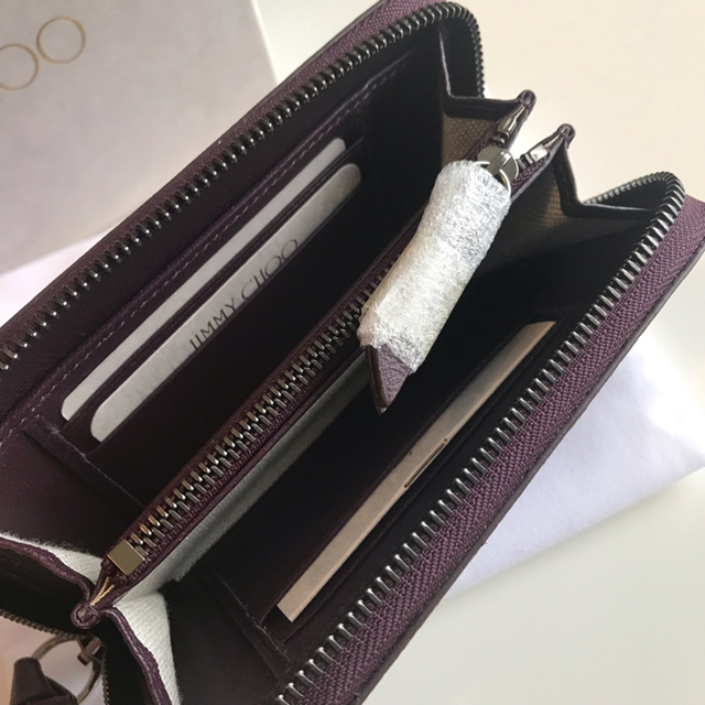 新品 JIMMY CHOO ジップアラウンド ウォレット ジミーチュウ 財布