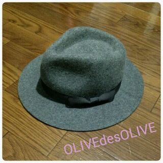 オリーブデオリーブ(OLIVEdesOLIVE)のOLIVE＊つば広ウールハット(ハット)