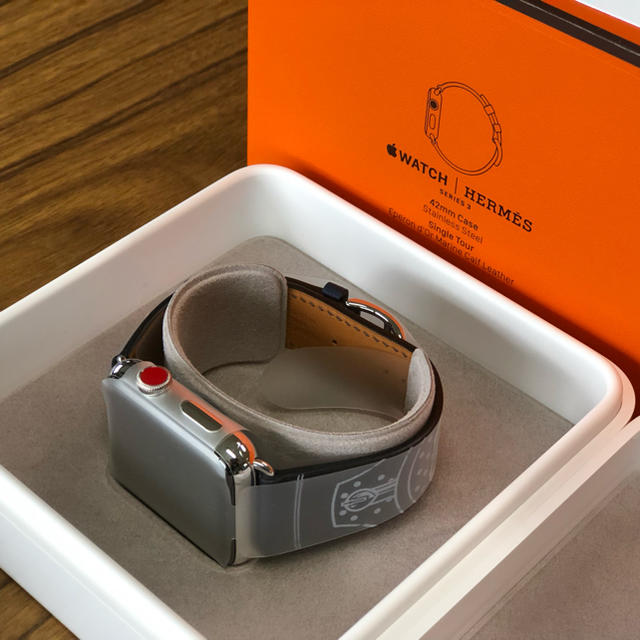 未使用品】エルメス アップルウォッチ3 Apple Watch3 - 腕時計