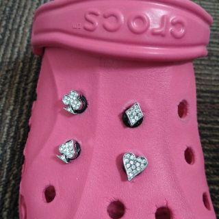 クロックス(crocs)のラインストーン入りモチーフ　種類選択自由　2個　クロックス用チャーム(その他)